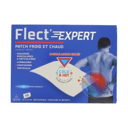 FLEC'T EXPERT PATCH CHAUD FROID - BOITE DE 5 PATCHS 10CM X 14CM