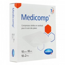 COMPRESSE DE GAZE STERILE 10CM X 10CM (HARTMANN)