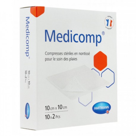 COMPRESSE DE GAZE STERILE 10CM X 10CM (HARTMANN)