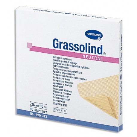 PANSEMENT GRAS GRASSOLIND 10CM X 10CM